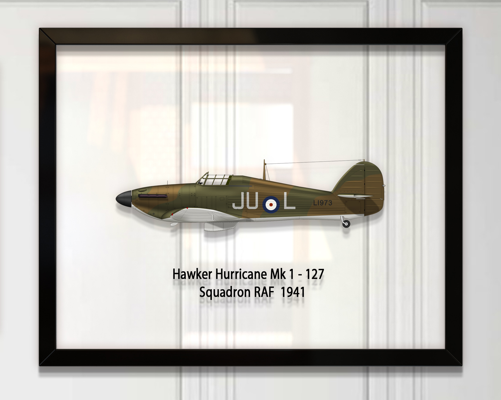 

Принт на стекле Artel «Истребитель Hawker Hurricane Mk 1 127 Эскадрилья 1941 год» 61 x 46см