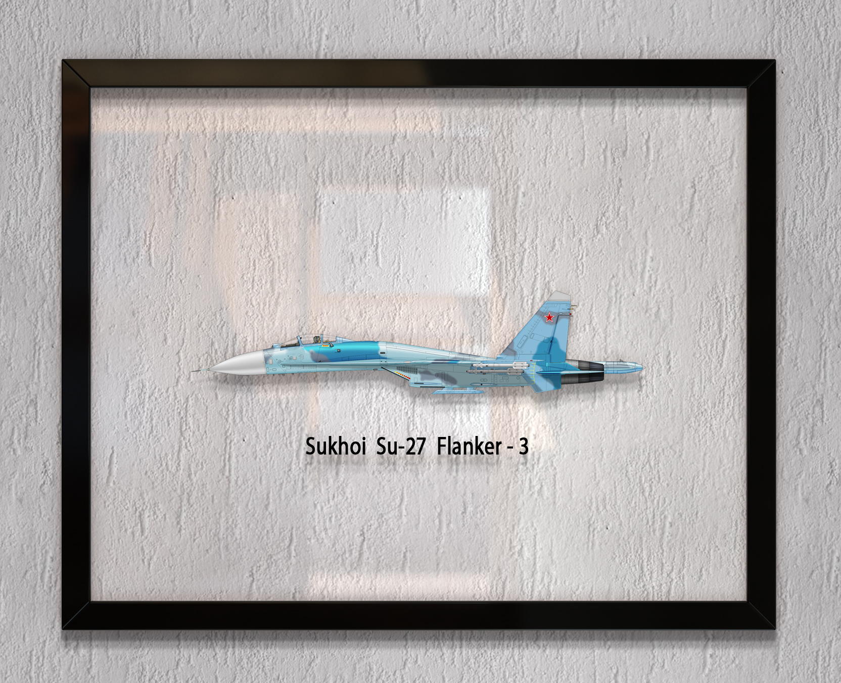 

Принт на стекле Artel «Тяжелый истребитель Су-27» 36 x 28см