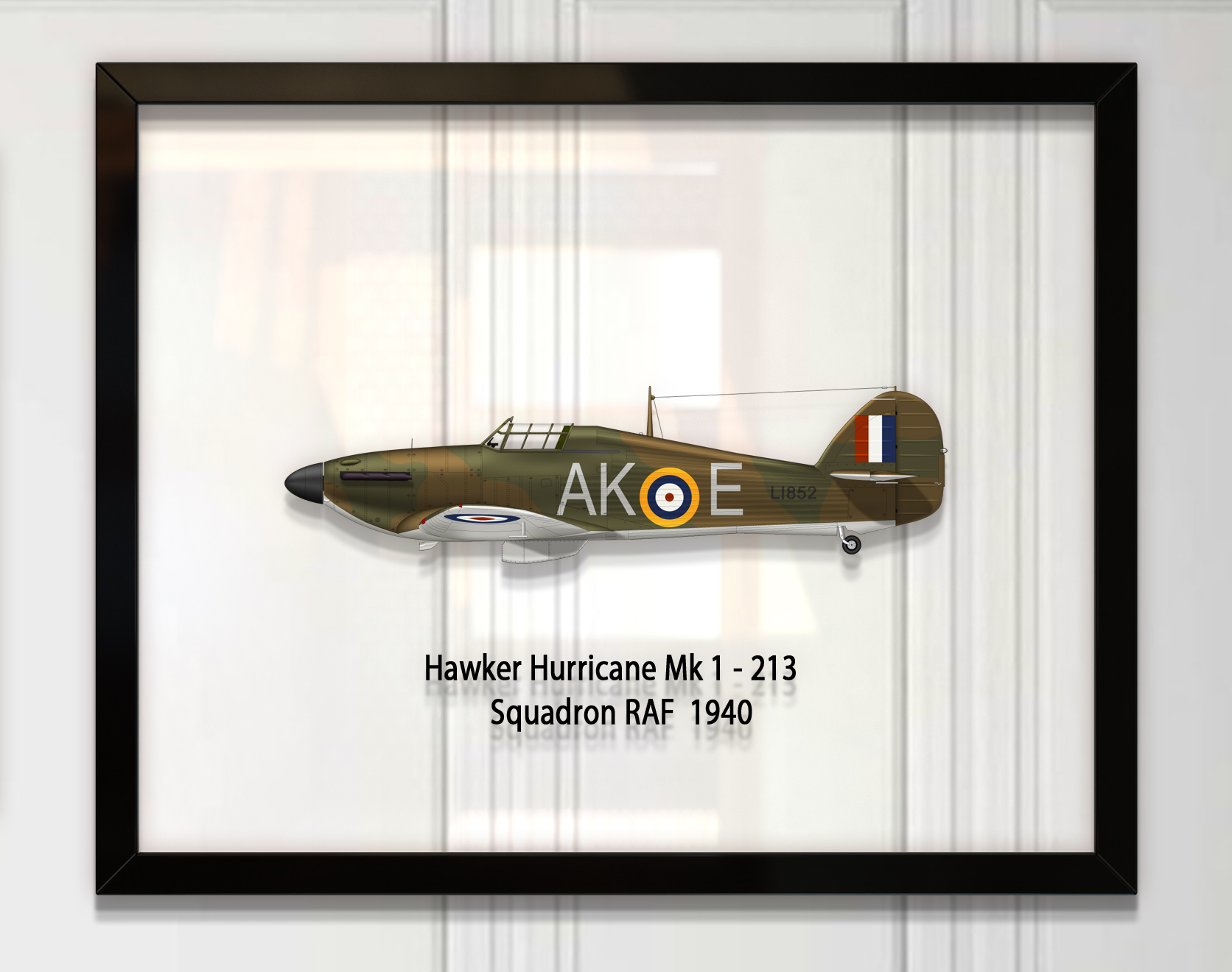 

Принт на стекле Artel «Истребитель Hawker Hurricane Mk 1 213 Эскадрилья 1940 год» 61 x 46см