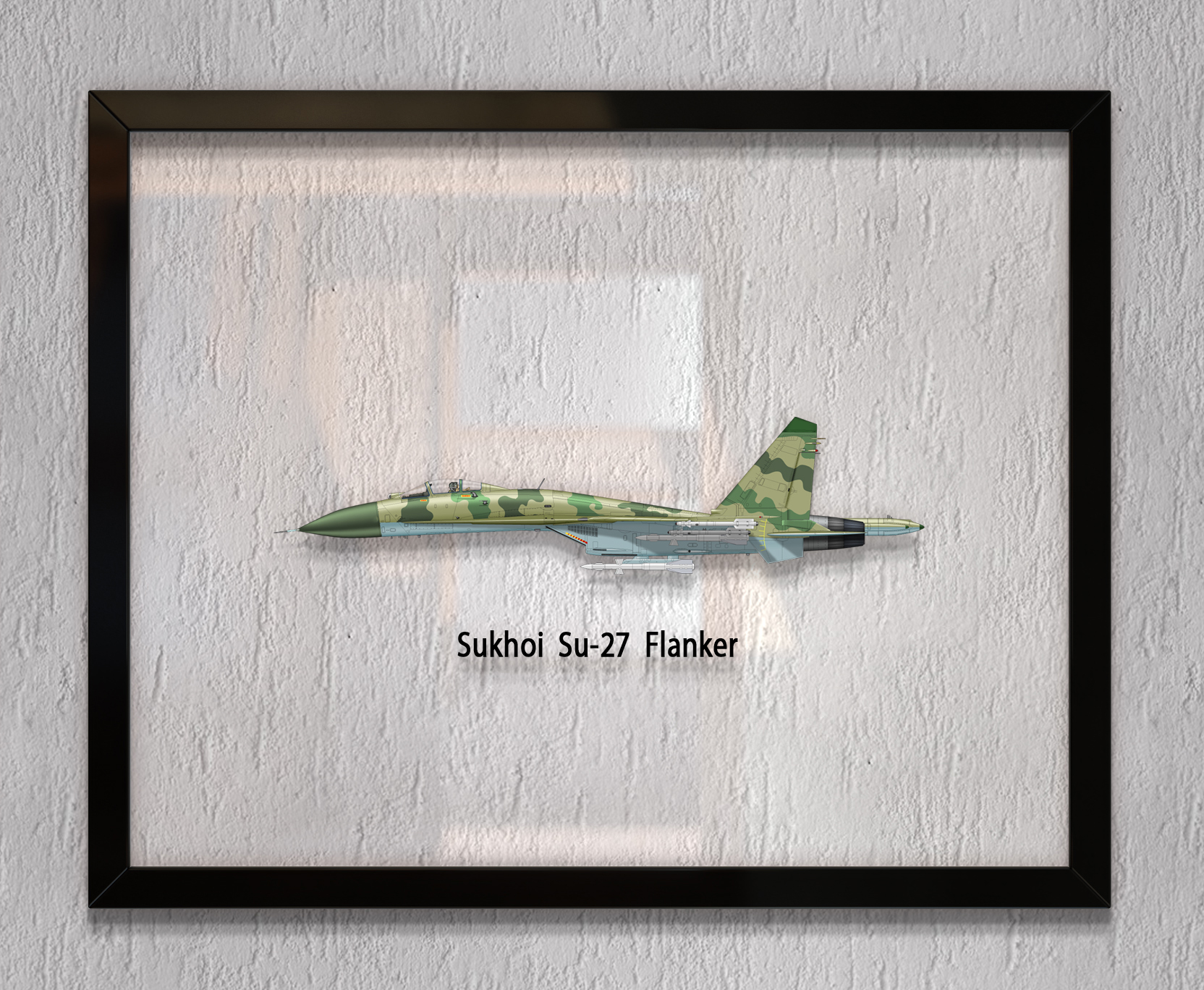 

Принт на стекле Artel «Самолет Су-27» 36 x 28см