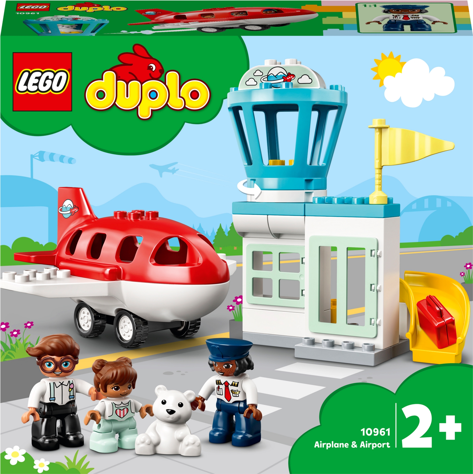 

Конструктор LEGO DUPLO Самолет и аэропорт 28 деталей (10961)