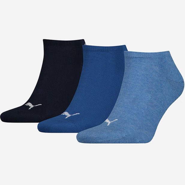 

Набор носков Puma Unisex Sneaker Plain 3p 261080001-001 39-42 р 3 пары Синий