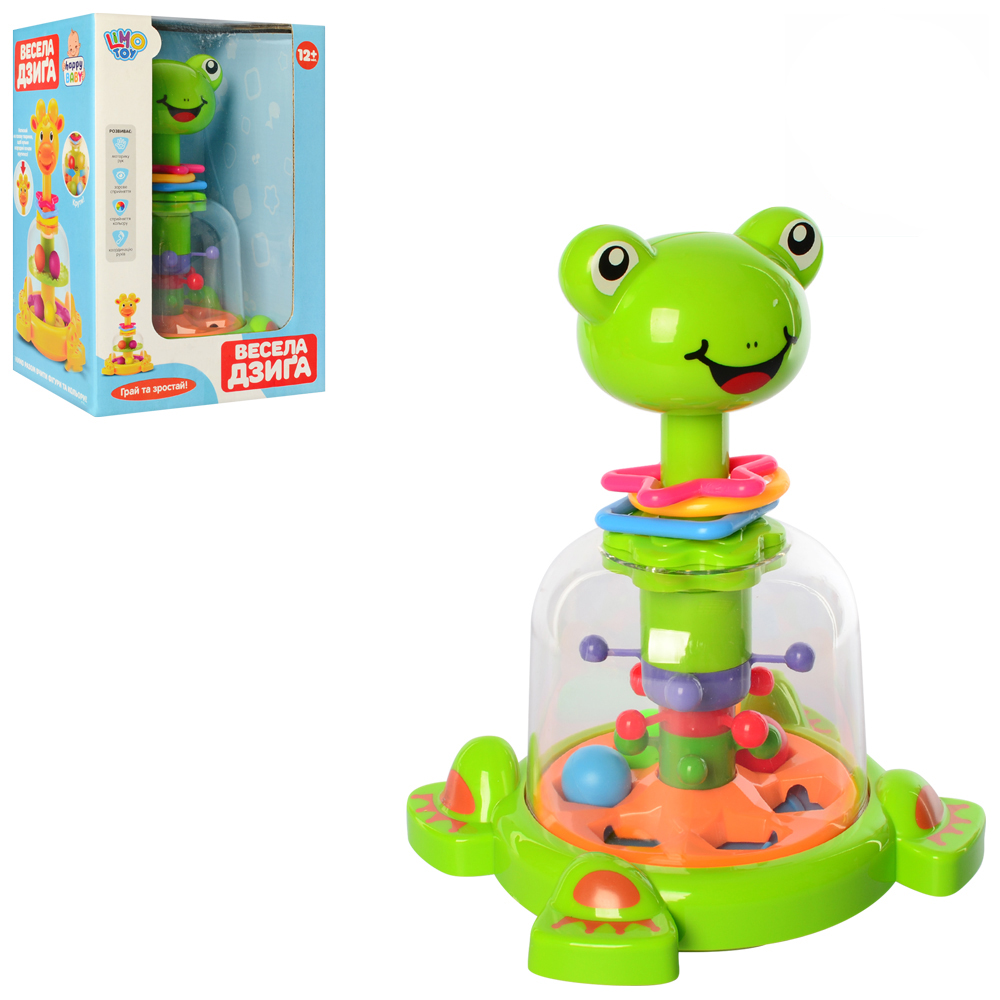 

Дзига A-Toys SL83012-13-14 3 види (жаба, тигр, ведмідь)