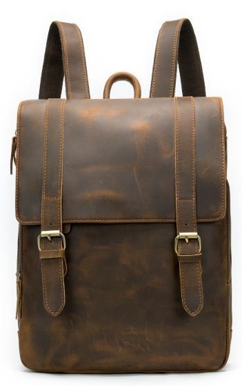 

Рюкзак кожаный Vintage 29х40х8 см Коричневый
