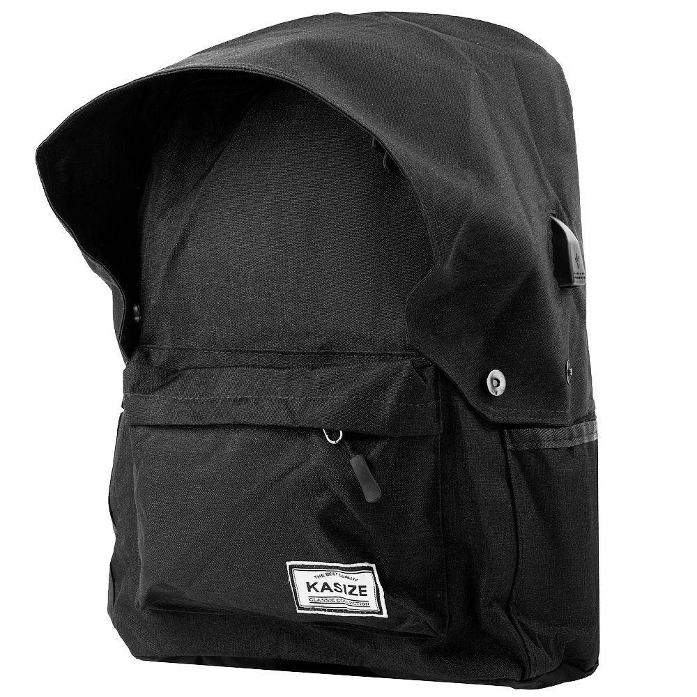 

Смарт-рюкзак мужской Valiria Fashion 28,5х40х15 см Черный
