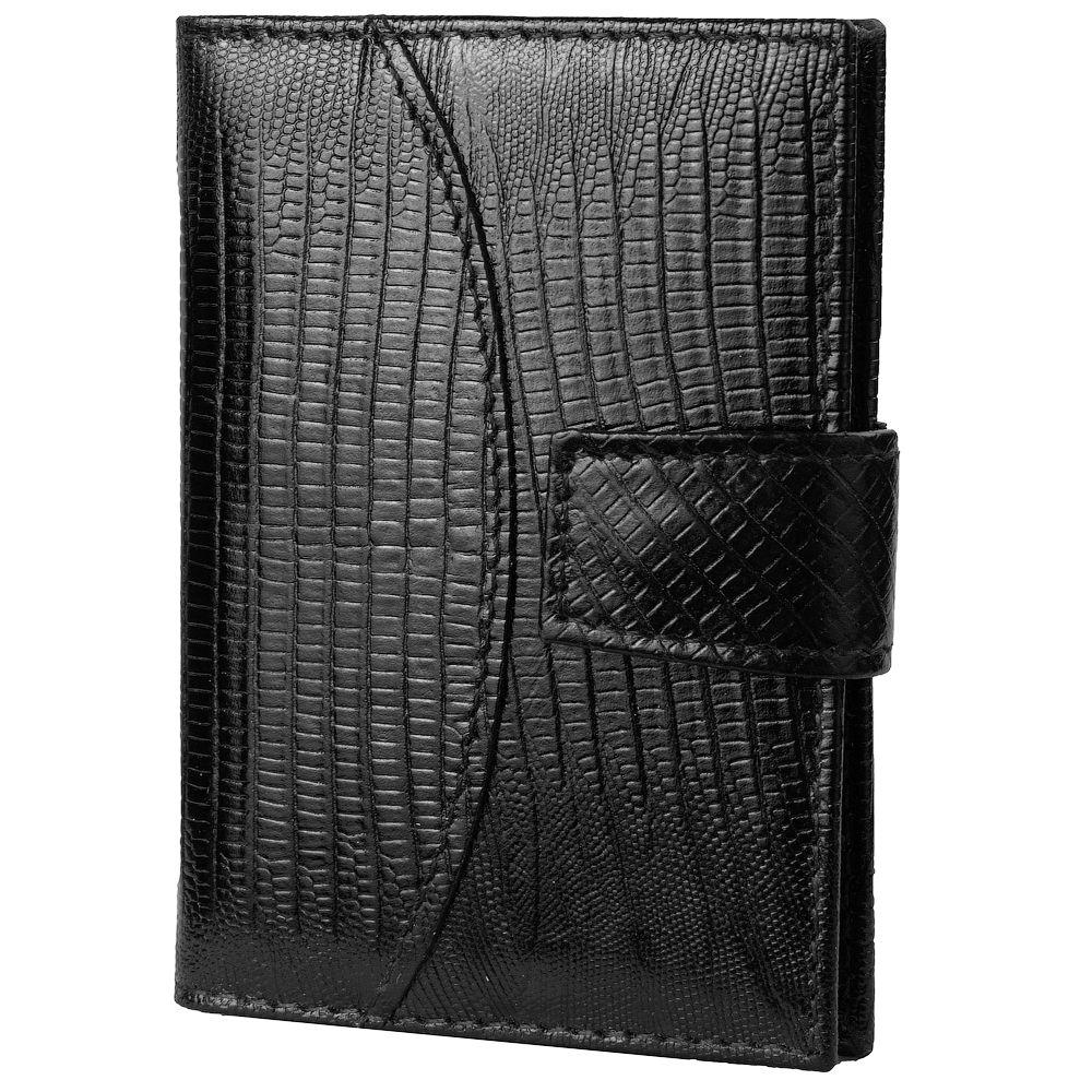 

Кожаная визитница мужская Canpellini 7,5х10х1,2 см Черный