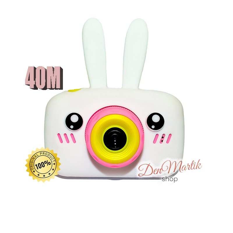 

40M Детский цифровой фотоаппарат Children`s fun Белый Зайчик Full HD 1080p (T003_PW)