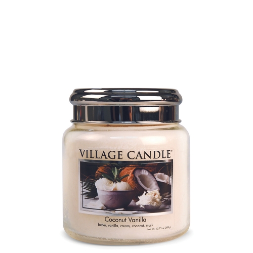 

Свеча Village Candle Кокос и ваниль 389г (время горения до 105 часов)