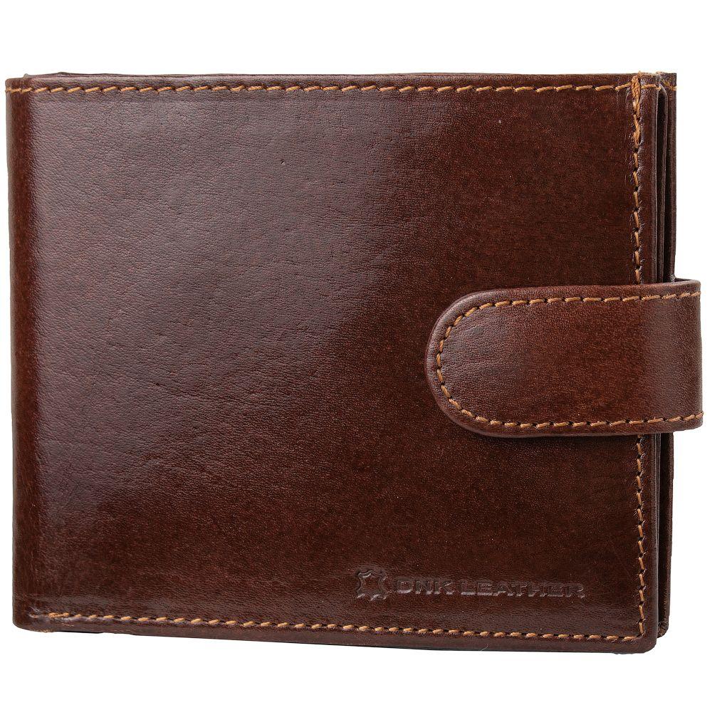 

Кожаное портмоне мужское DNK Leather 12х10х3 см Коричневый