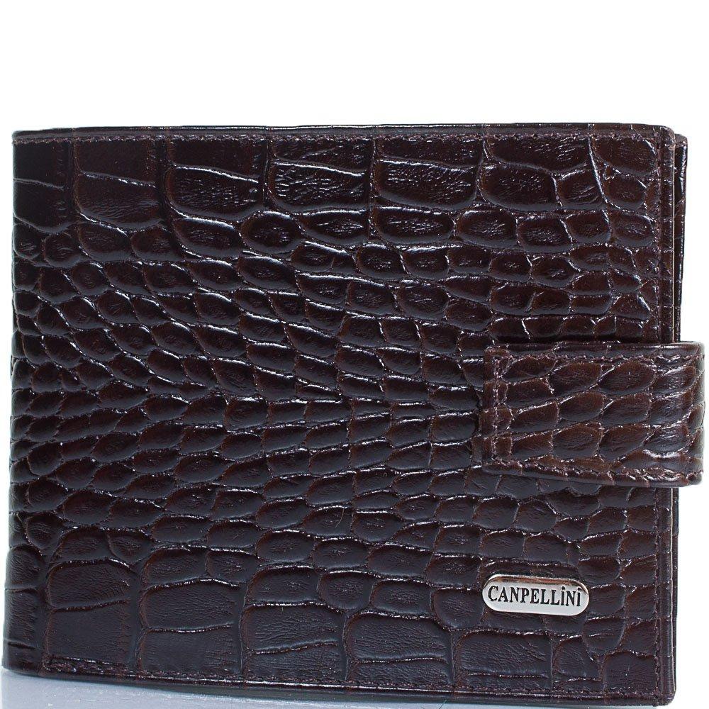 

Кожаное портмоне мужское Canpellini 12,5х9,8х2,5 см Коричневый