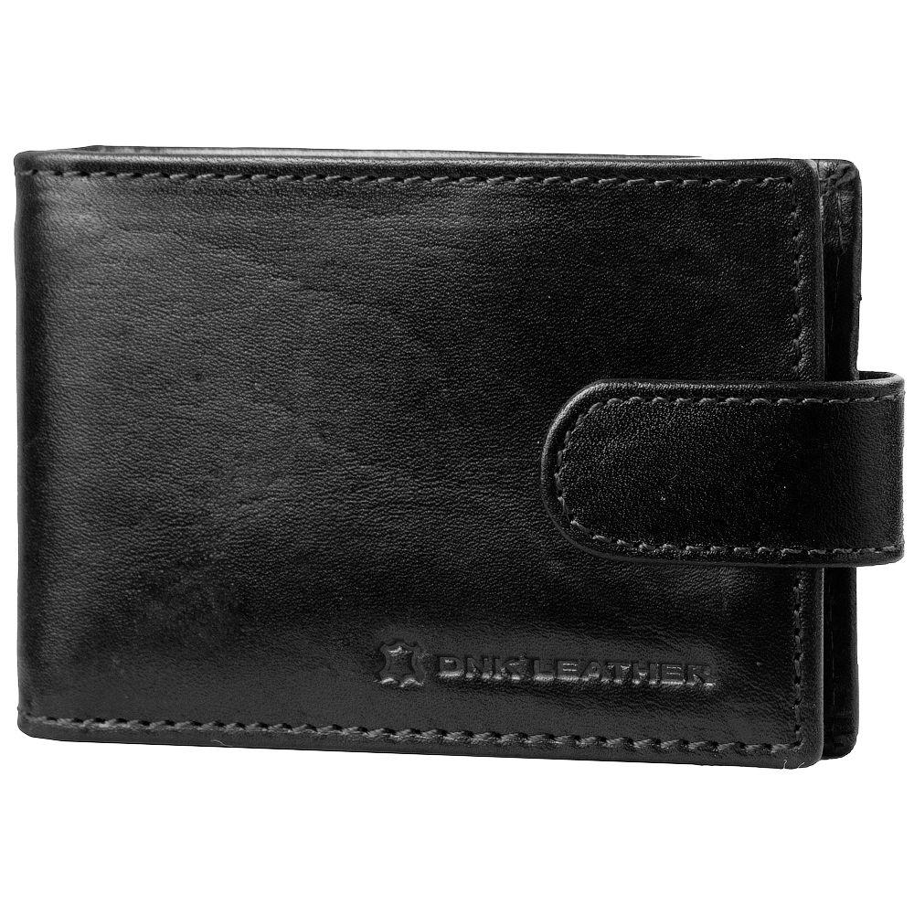 

Кожаная визитница мужская DNK Leather 10х7х2 см Черный
