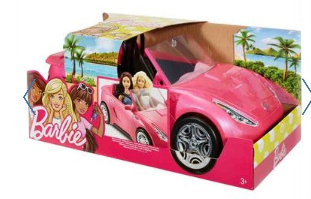 

Гламурный кабриолет Barbie Mattel розовий