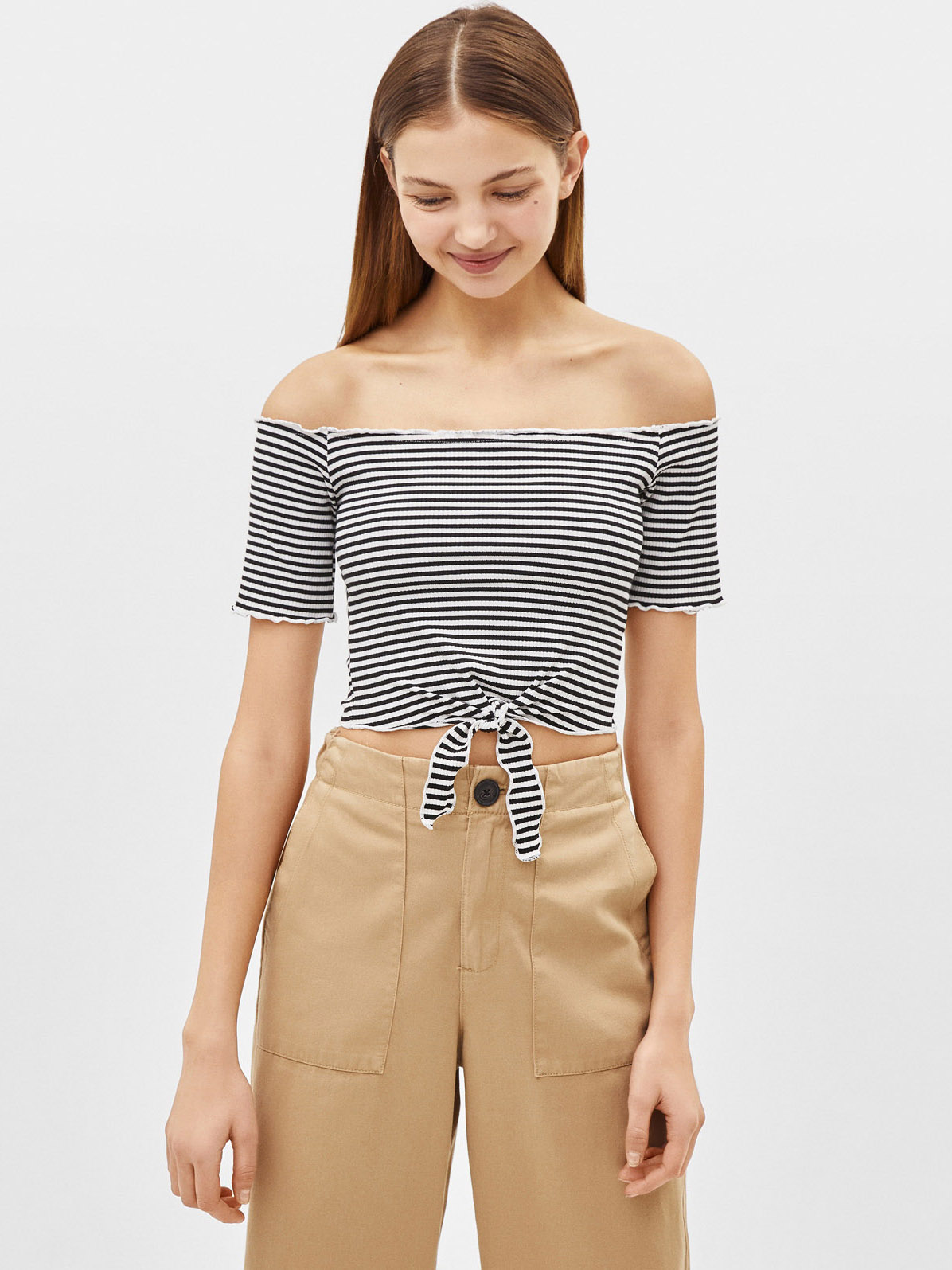 

Топ Bershka 02433315810  Принт, Топ Bershka 02433315810 M Принт
