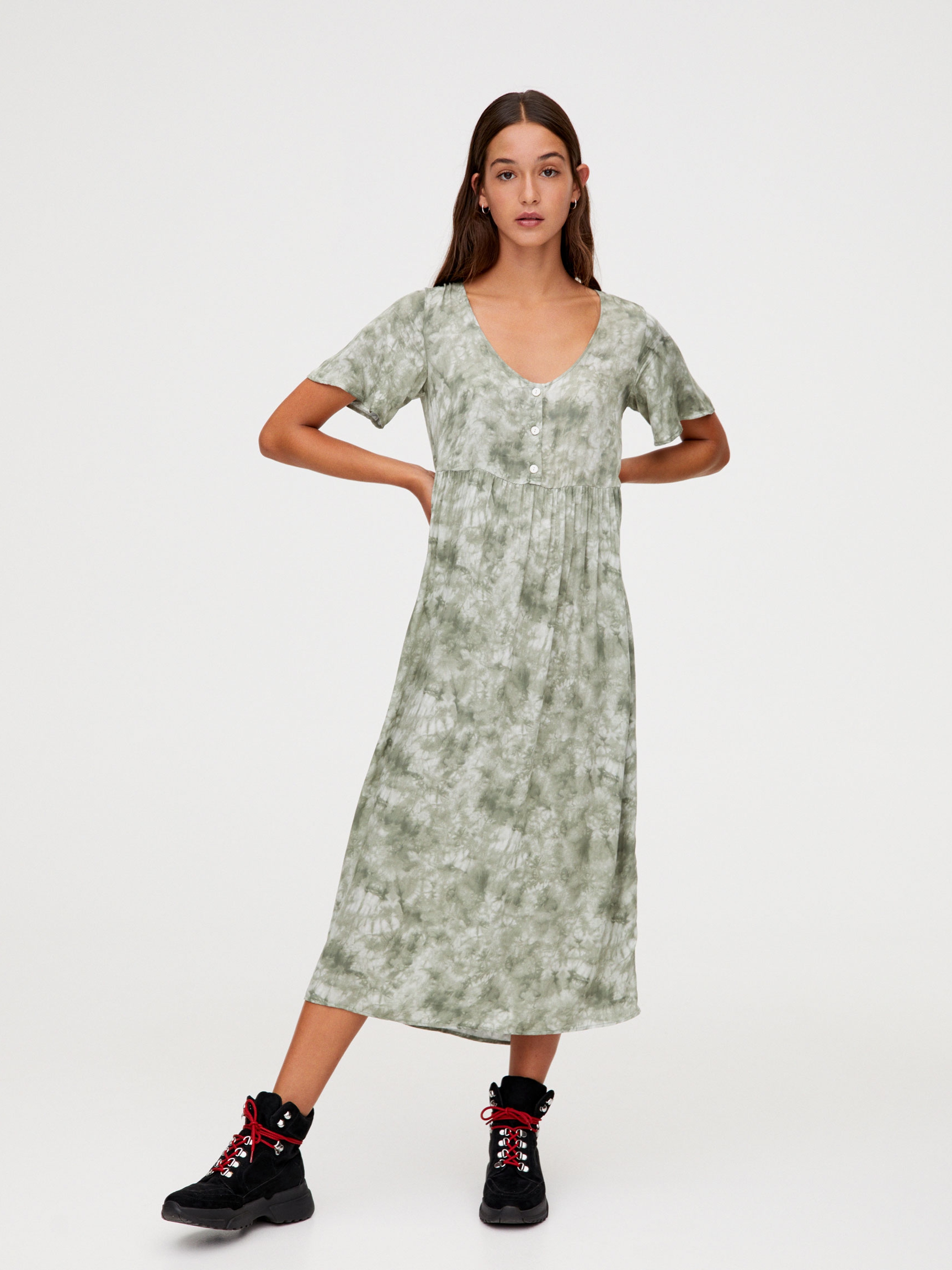 

Платье Pull & Bear 09390370505  Принт, Платье Pull & Bear 09390370505 S Принт