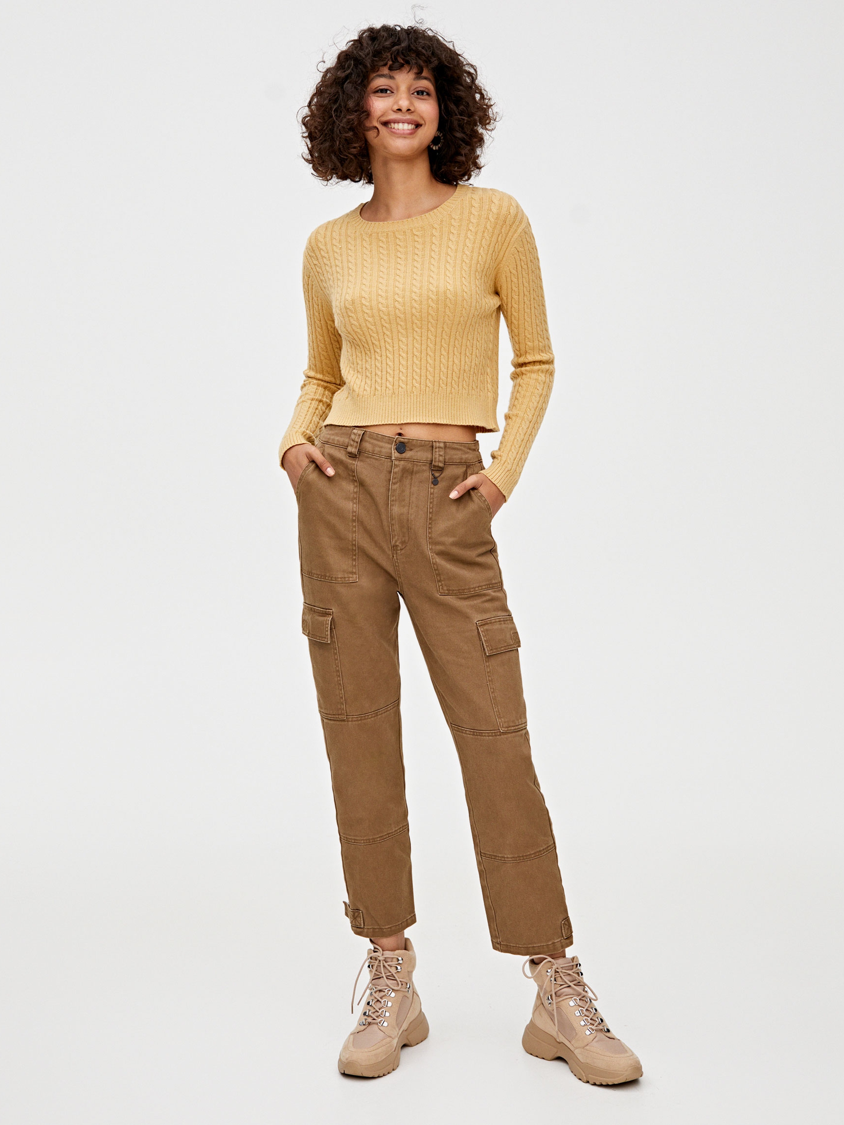 

Джемпер Pull & Bear 09558306306 M Песочный