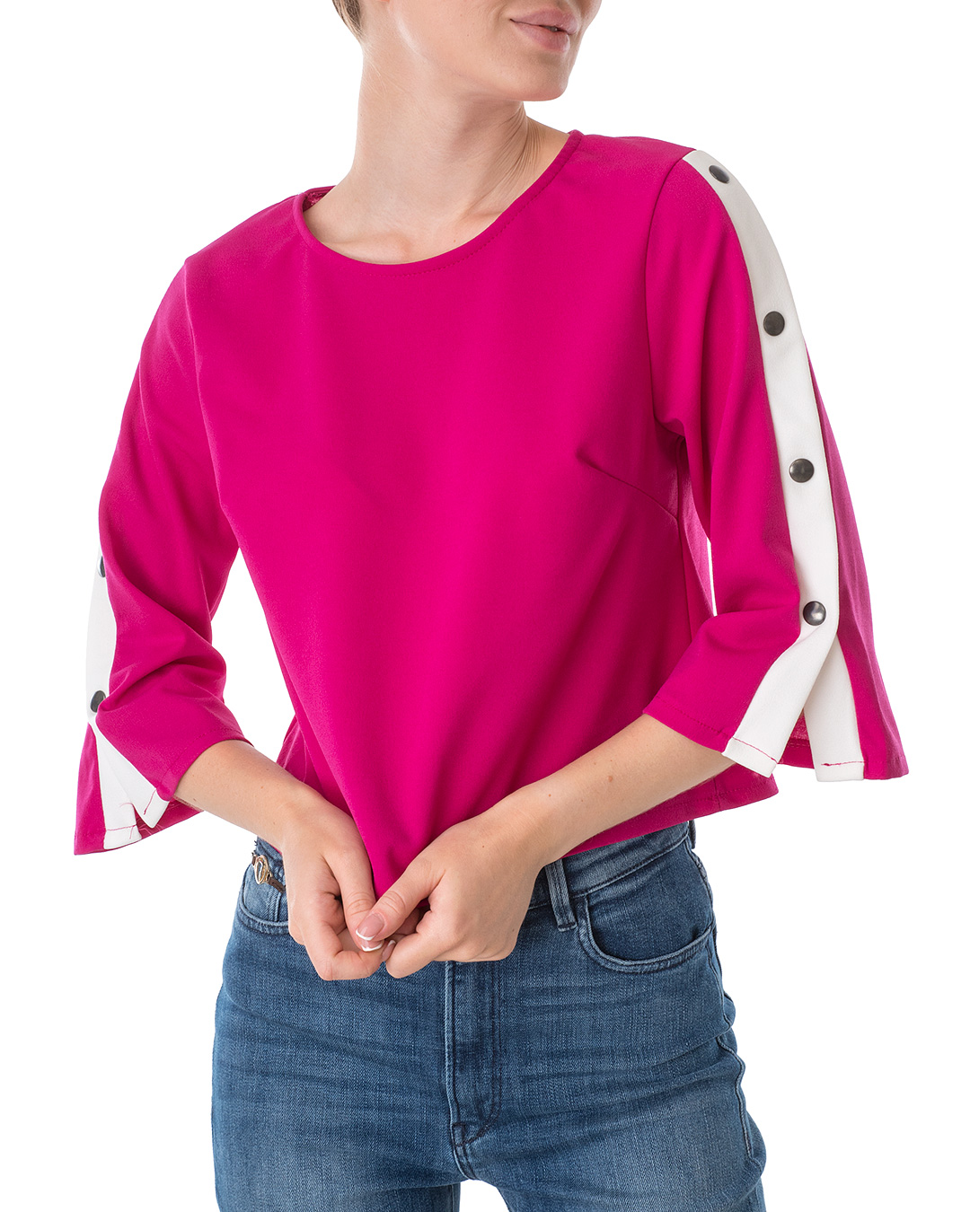 

Блуза жіноча MISS MISS (16500008-pink/77) Рожевий, Блуза жіноча MISS MISS (16500008-pink/77) Рожевий S/M