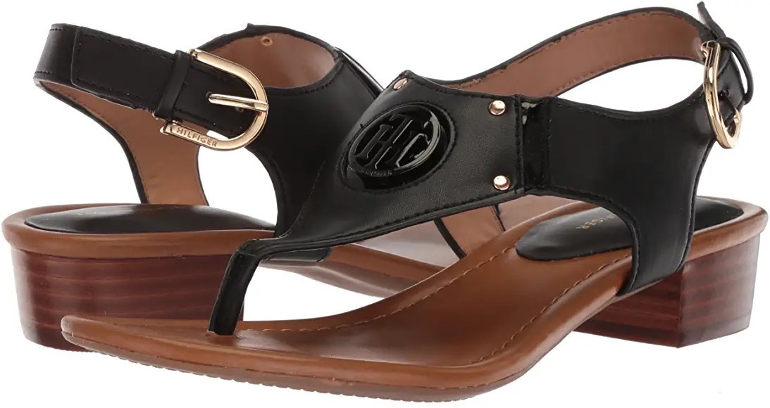 

Босоножки Tommy Hilfiger Kandess на каблуке черный 1971217 37р.(стелька прибл. 23 см )