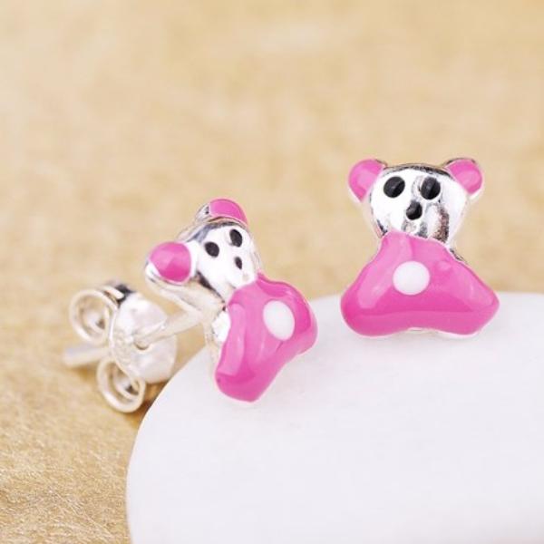 

Серьги детские "Мишки" 12290 Оникс