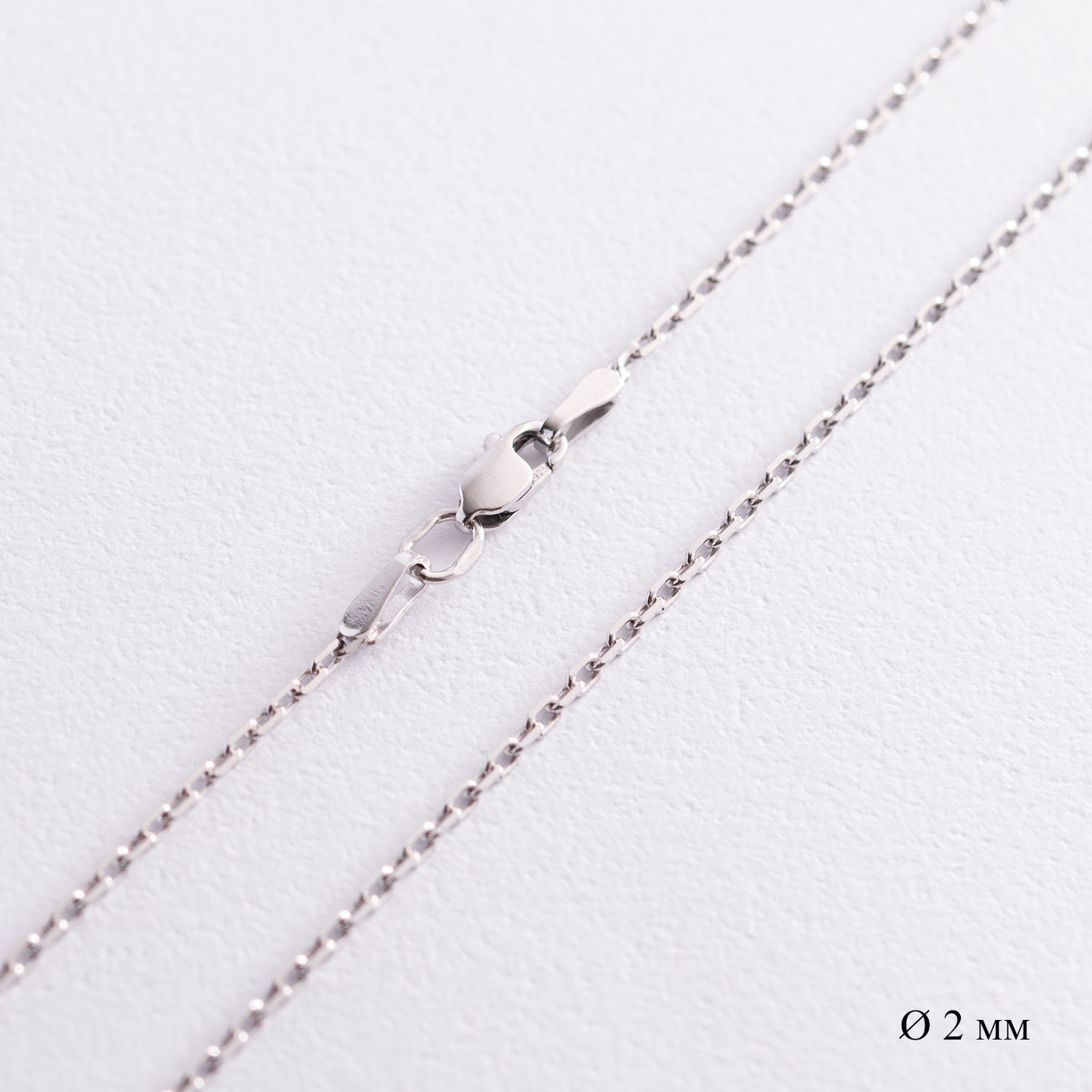 

Серебряная цепочка (якорное плетение) РС102012 Оникс 55