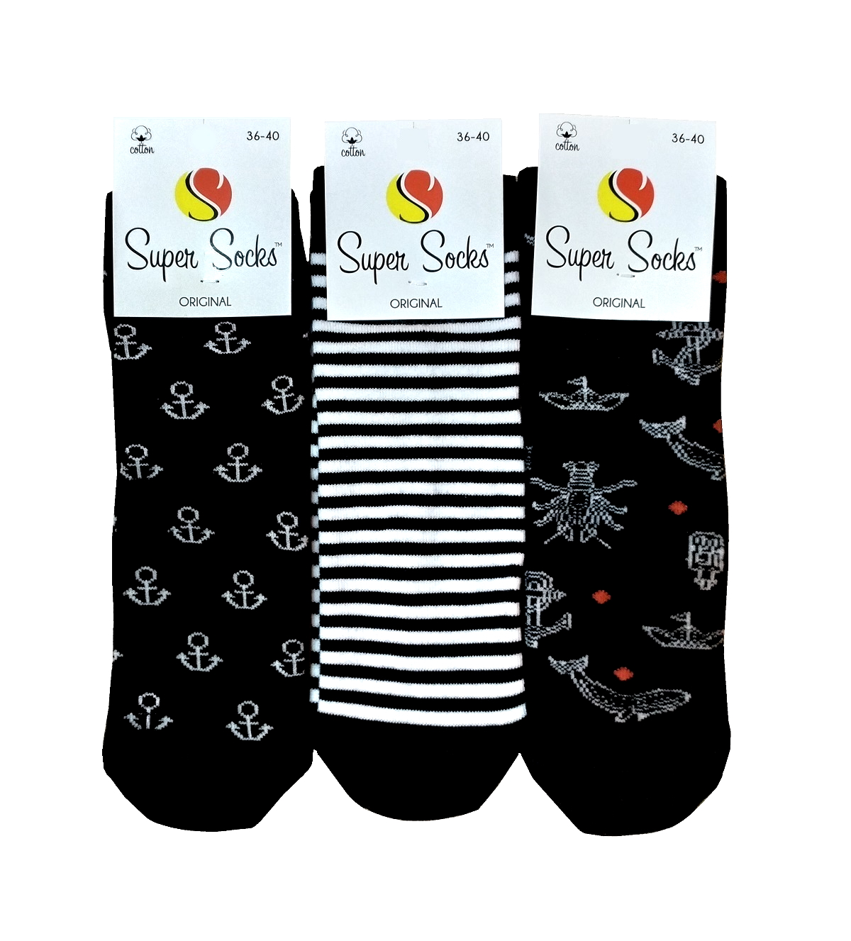 

Набір шкарпеток Super Socks SEA 3 пари р 36-40