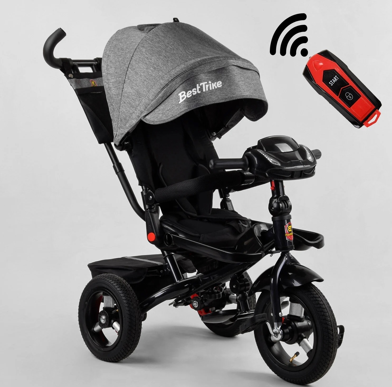 

Велосипед Best Trike Фара с USB YLT 6088 F - 440-11 Black/Grey (YLT 6088 F - 440-11)