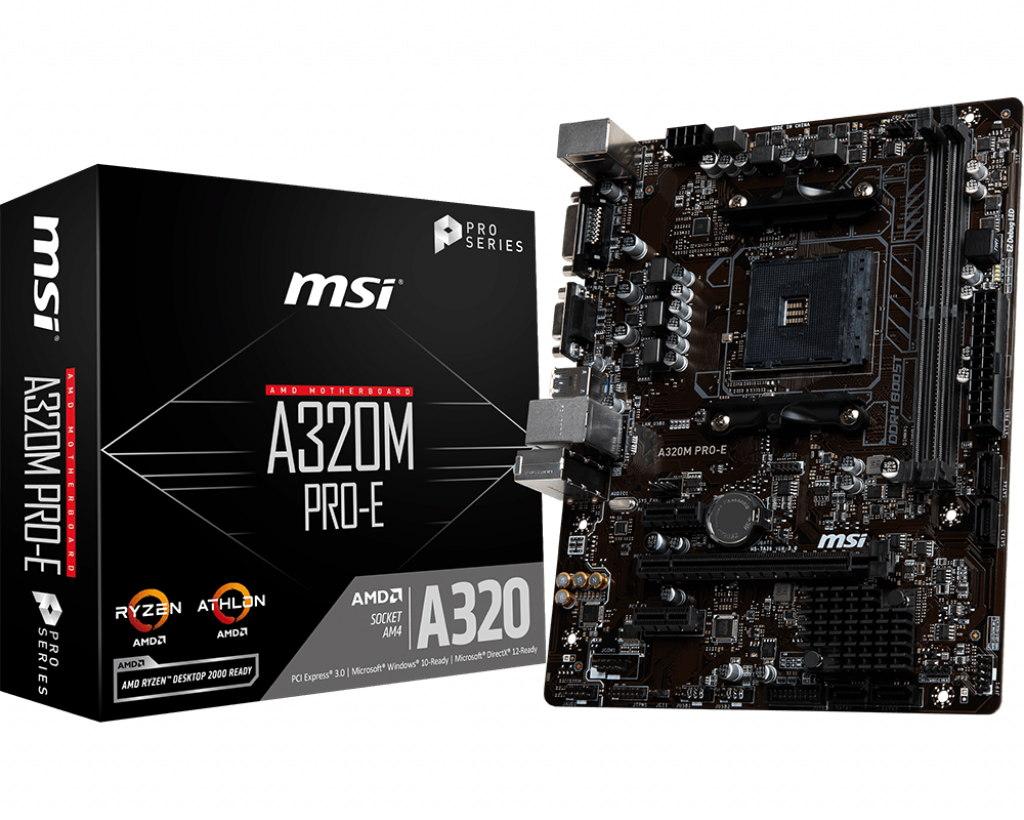 

Материнская плата MSI A320M PRO-E