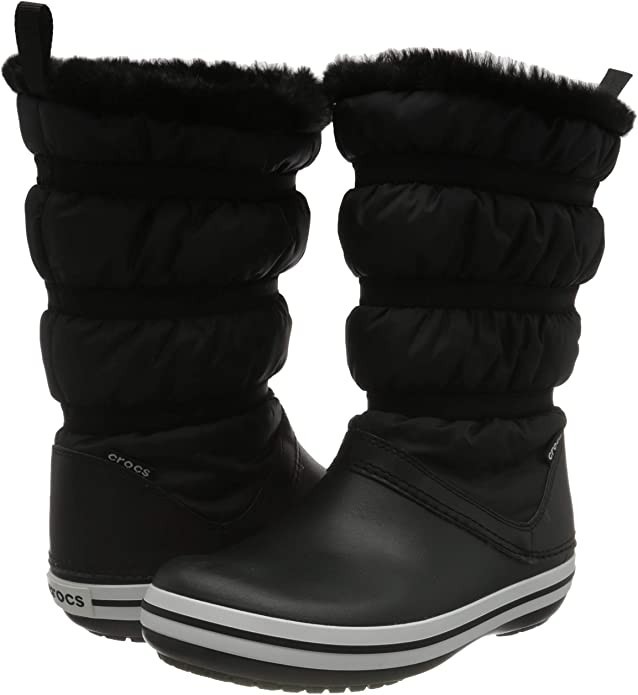 

Зимние сапоги Crocs Crocband W7 37-38 черные