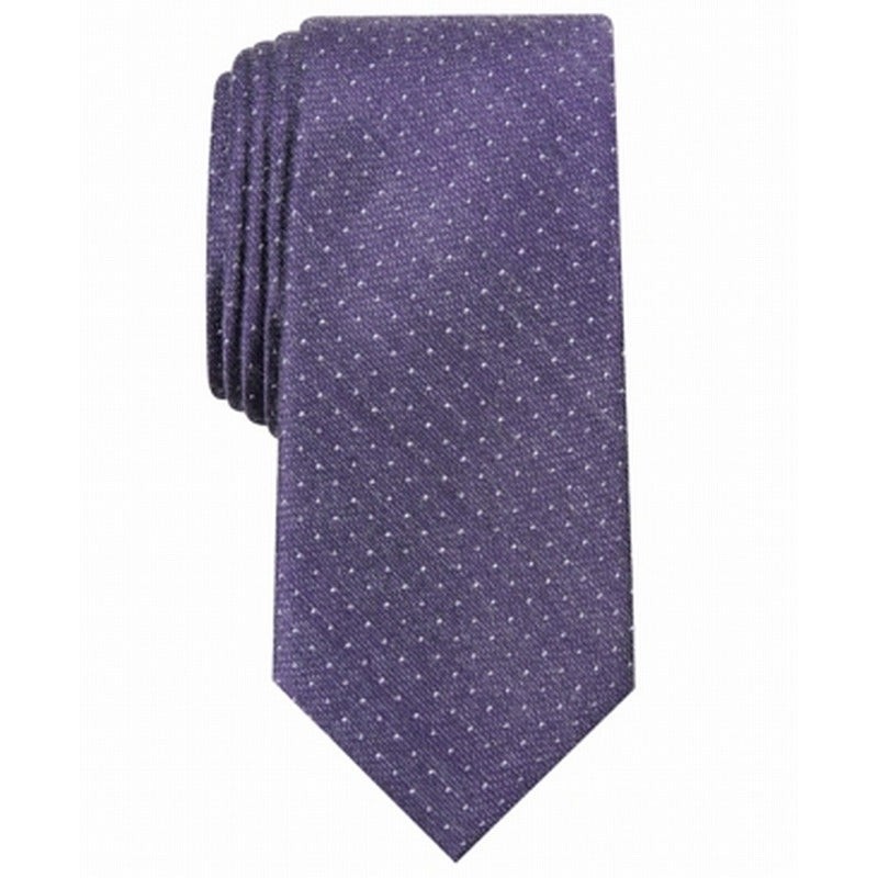 

Галстук Perry Ellis Reaction, мужской,шелковый,в горошек,фиолетовый,2PC8-7030