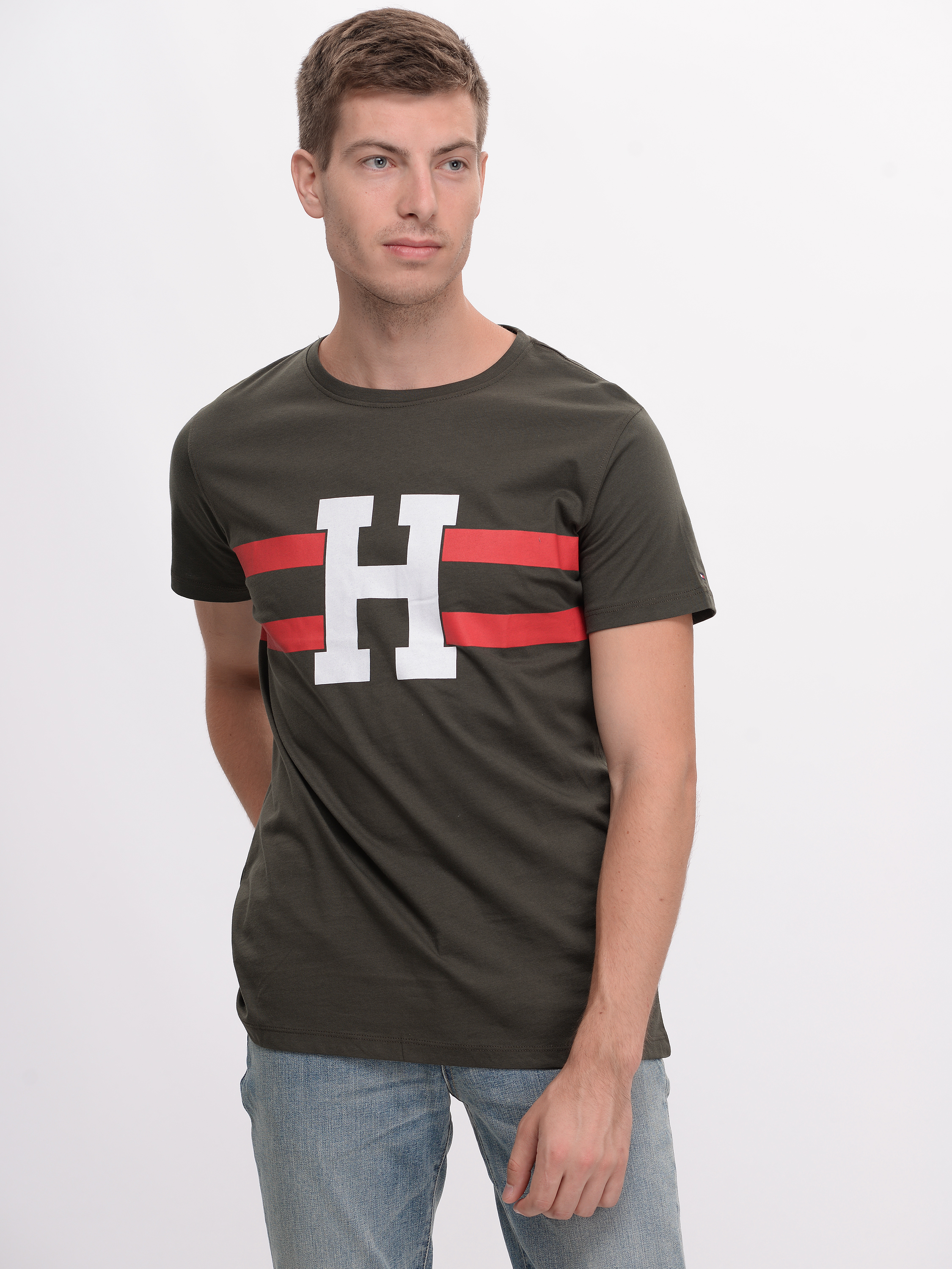 

Футболка Tommy Hilfiger 9631.4 XXL (52) Хаки