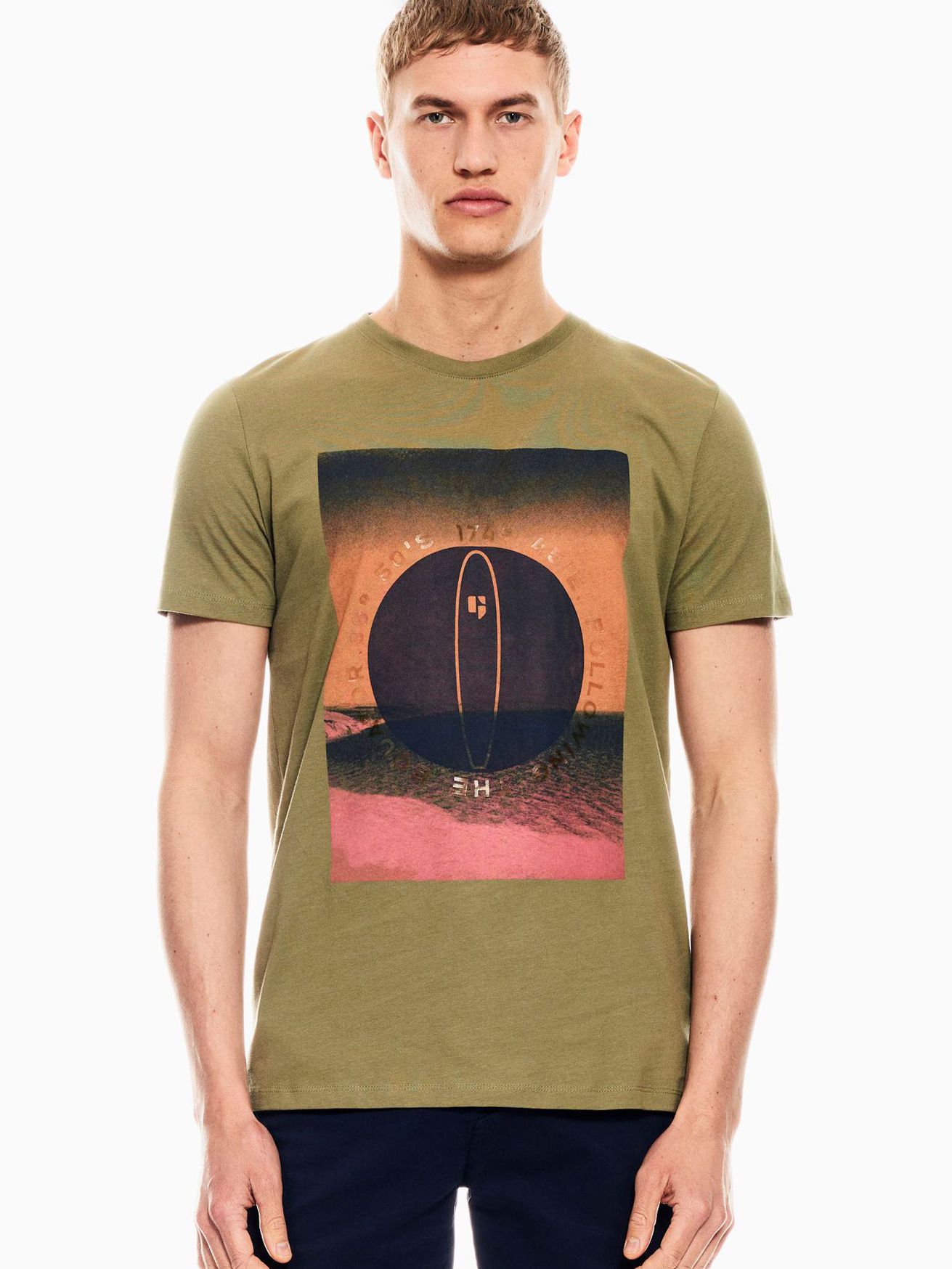 

Футболка Garcia P01202-1805  Светло-зеленая, Футболка Garcia P01202-1805 XL Светло-зеленая