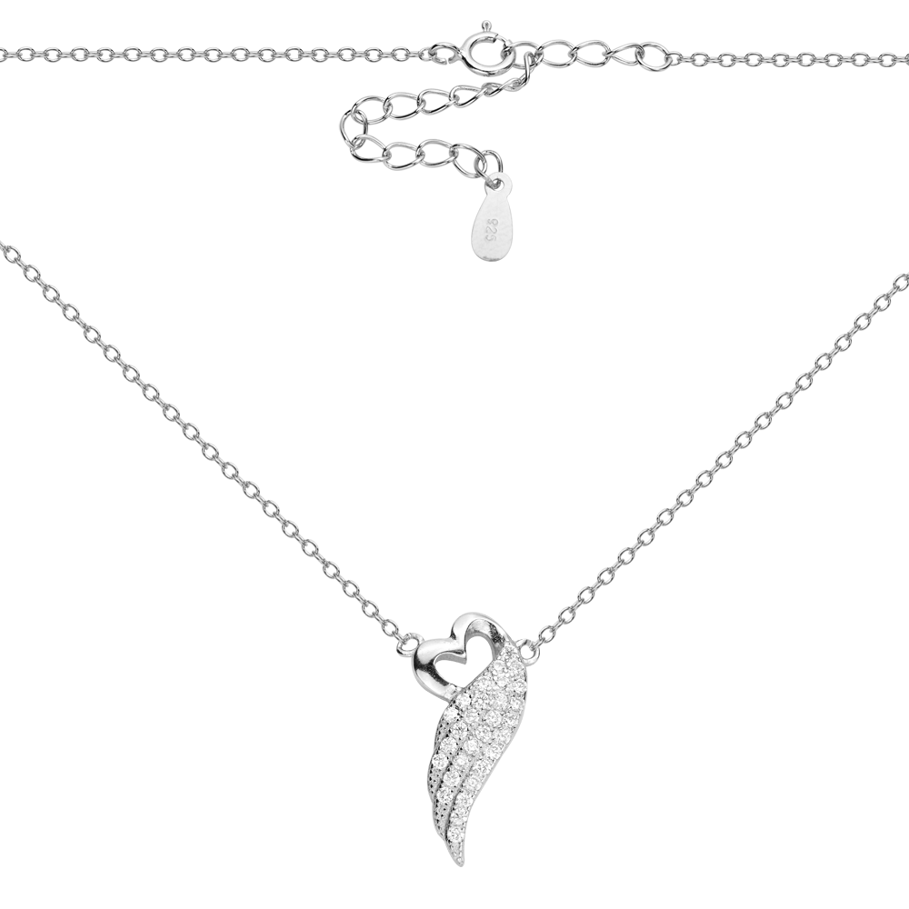 

Серебряное колье с фианитами 000131648 40 размера