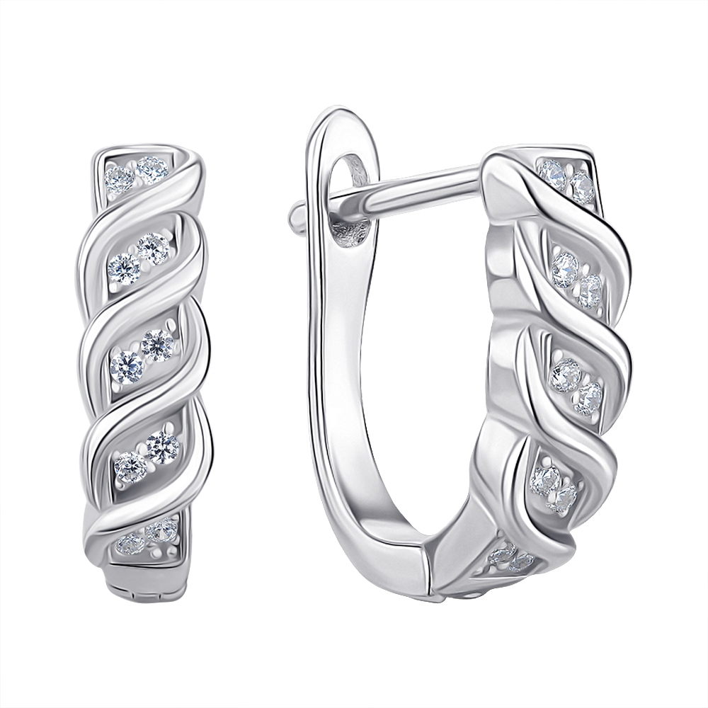 

Серьги серебряные с фианитами 000144054