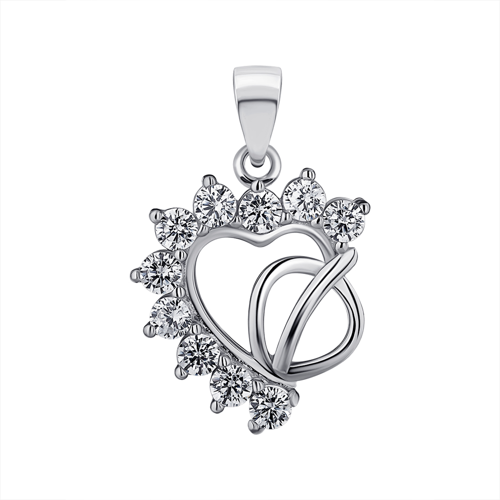 

Серебряная подвеска с фианитами 000147523
