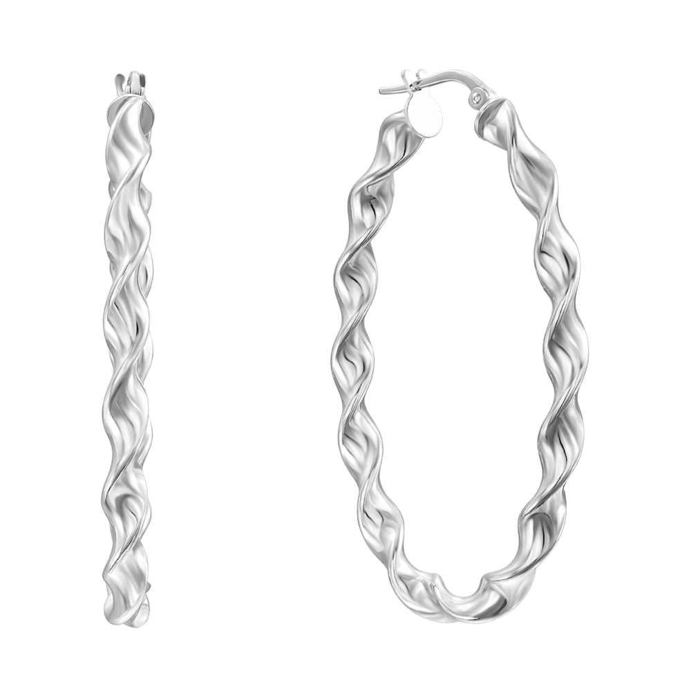 

Серебряные серьги-конго, 45мм 000136204