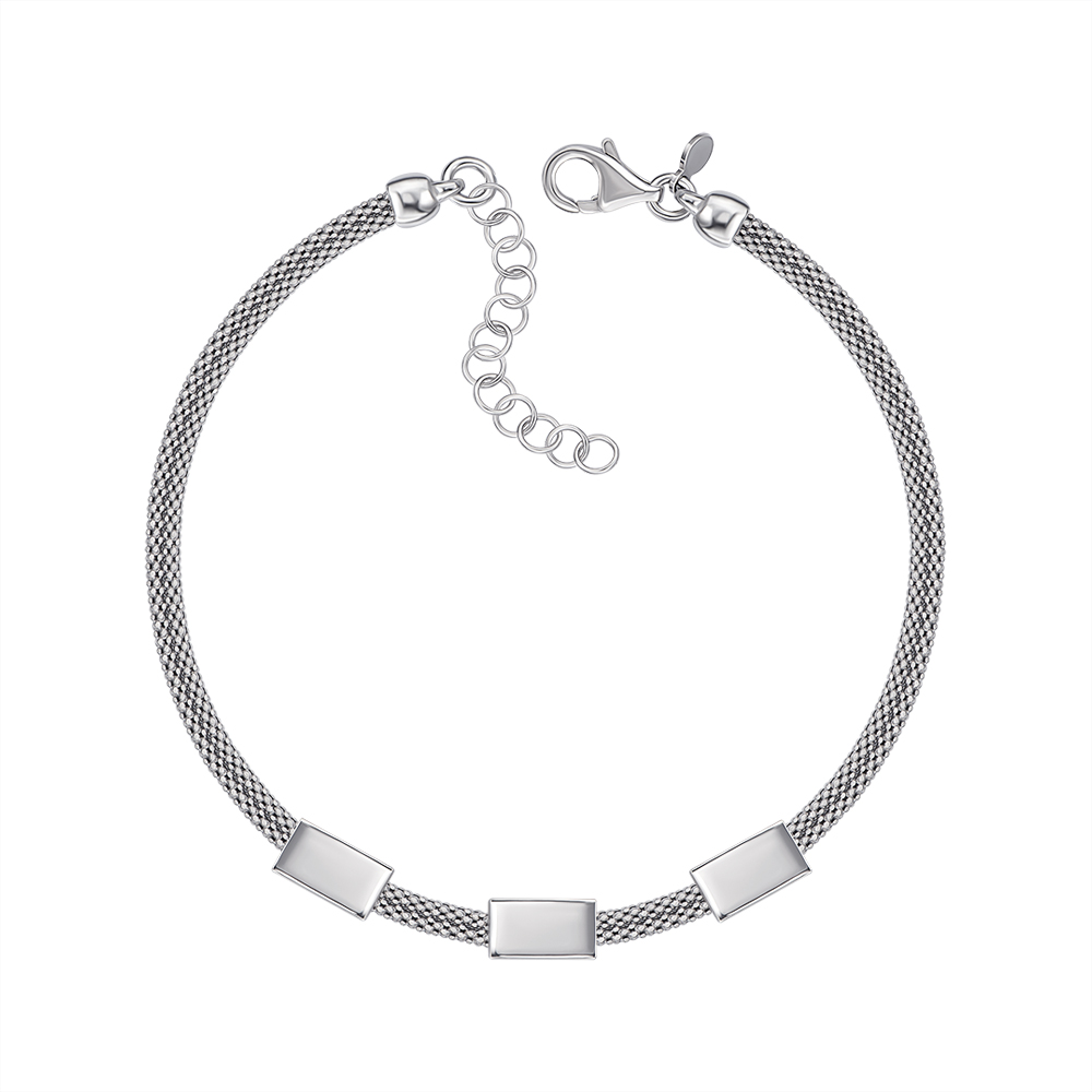 

Серебряный браслет 000146374 18 размера