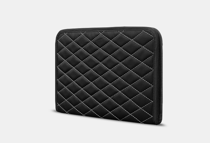 

Органайзер для документов А4 от Carbag Черный с серой строчкой и черной окантовкой