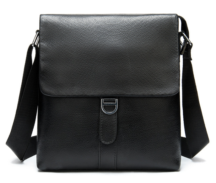

Сумка кожаная мужская Buffalo Bags 23,5х26х5 см Черный