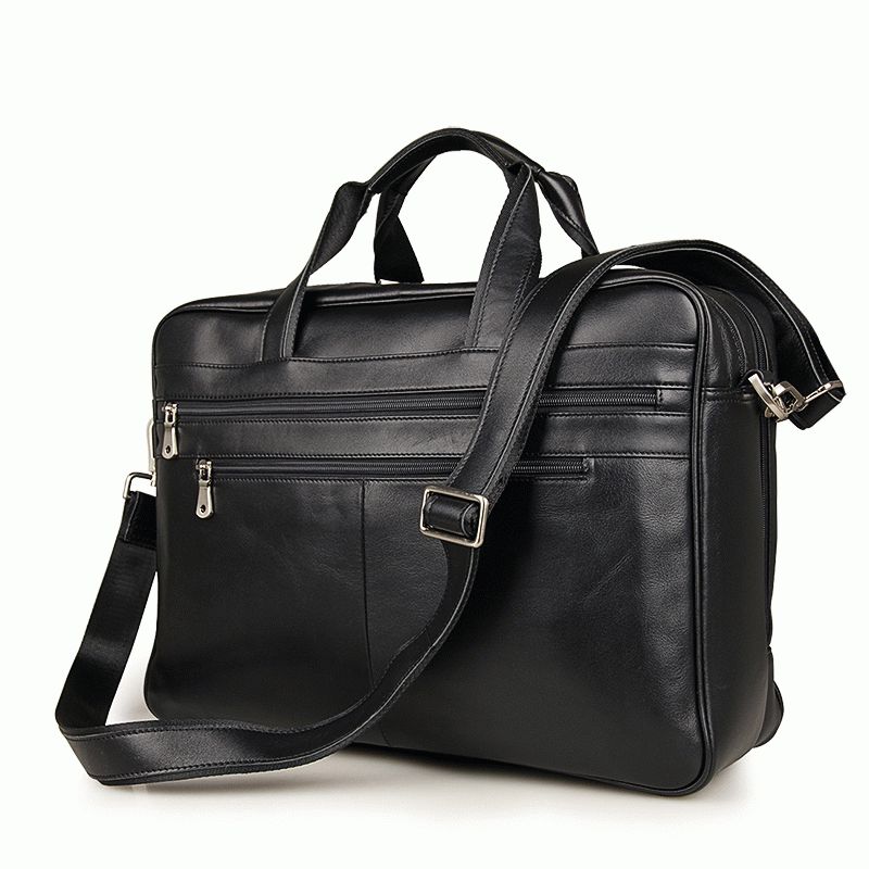 

Кожаный портфель мужской Buffalo Bags 43х30,5х16,5 см Черный