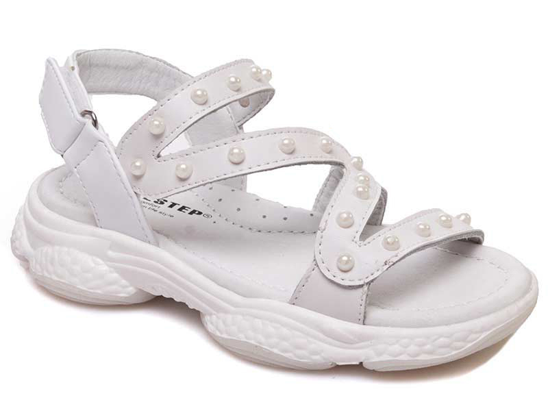 

Детские босоножки лето Weestep 50643 W (26-31)-ASW для девочки Белый р.28 (18 см.)