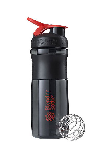 

Бутылка-шейкер спортивная Blender Bottle 820 мл (fit0007237) Черно-красный