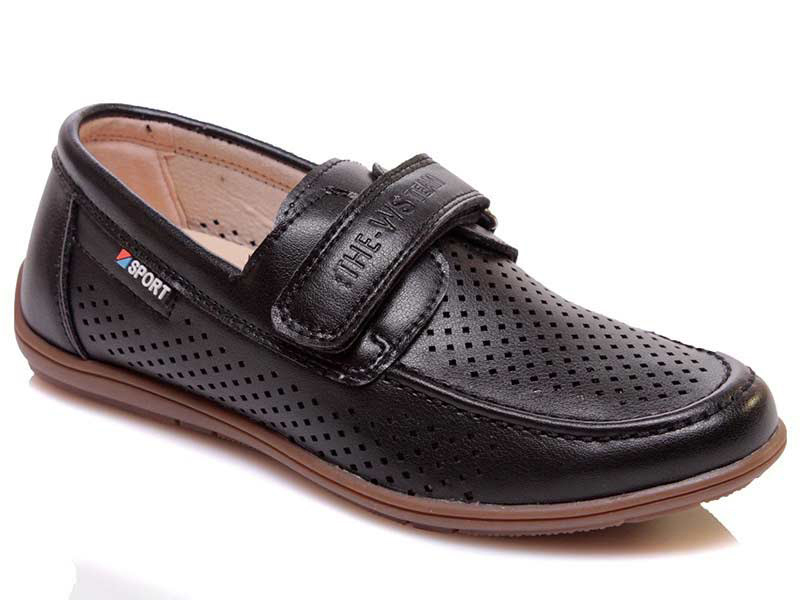 

Детские туфли деми Weestep 54022 BK(32-37)-ASW для мальчика Черный р.35 (22 см.)