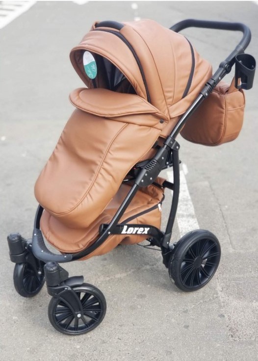 

Детская коляска 2в1 Baby Pram Lorex Caramel