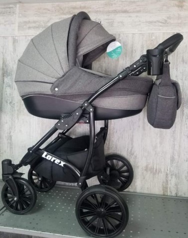 

Детская коляска 2в1 Baby Pram Lorex Grey