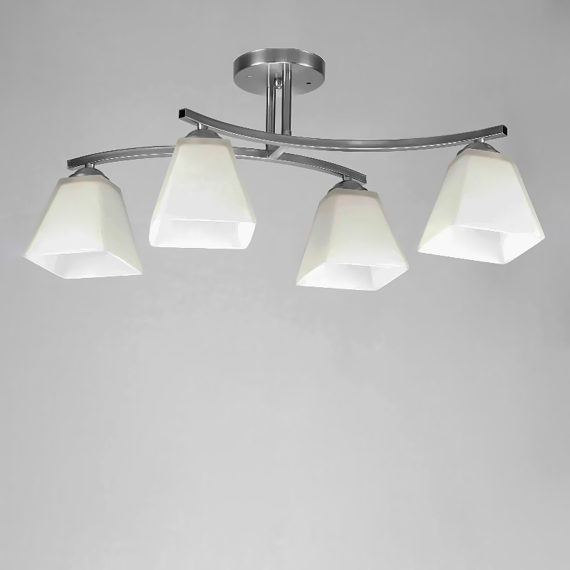 

Люстра стельова Light House NM-14675/4 CR+WT хром