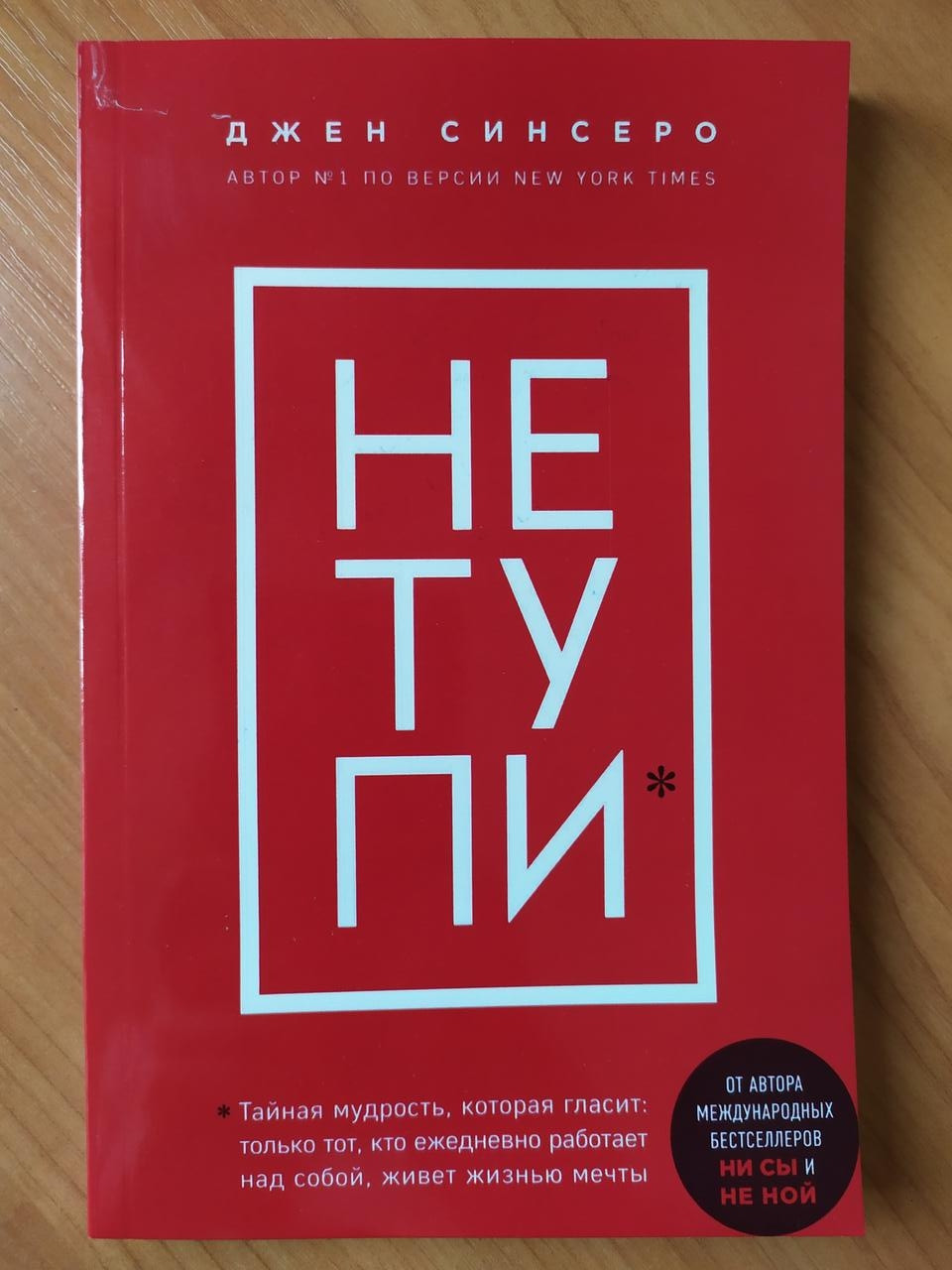 

Джен Синсеро. НЕ ТУПИ. Только тот, кто ежедневно работает над собой, живёт жизнью мечты