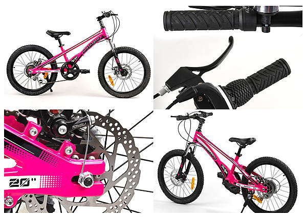 

Детский спортивный велосипед 20’’ CORSO «Speedline» магниевая рама (розовый) CORSO (MG-52782)