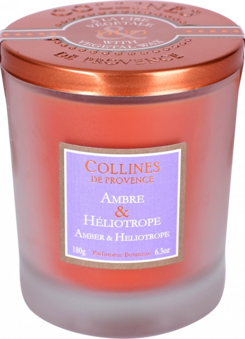 

Свеча Collines de Provence Амбра и Гелиотроп 180г (время горения до 40 часов)