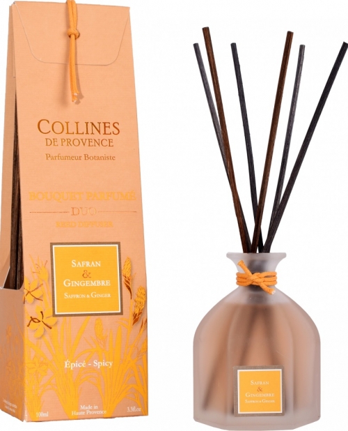 

Тростниковый диффузор Collines de Provence Шафран и Инжир 100 мл
