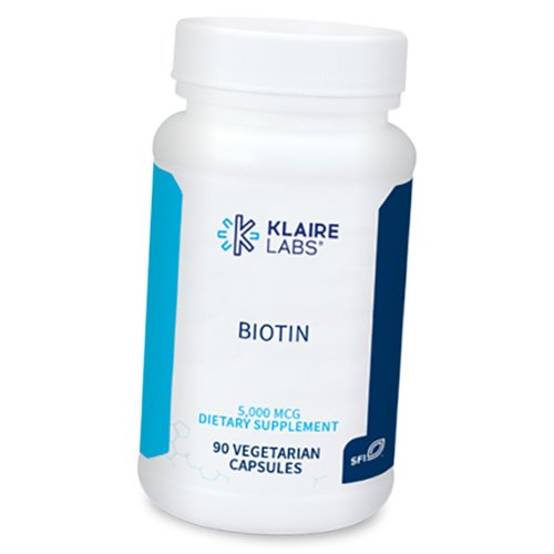 

Биотин высокоактивный, Biotin 5000, Klaire Labs 90вегкапс (36517005)
