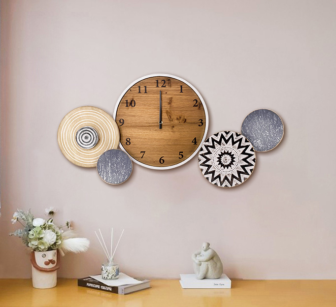 

Настенные часы из металла и дерева Гранд Презент 15723